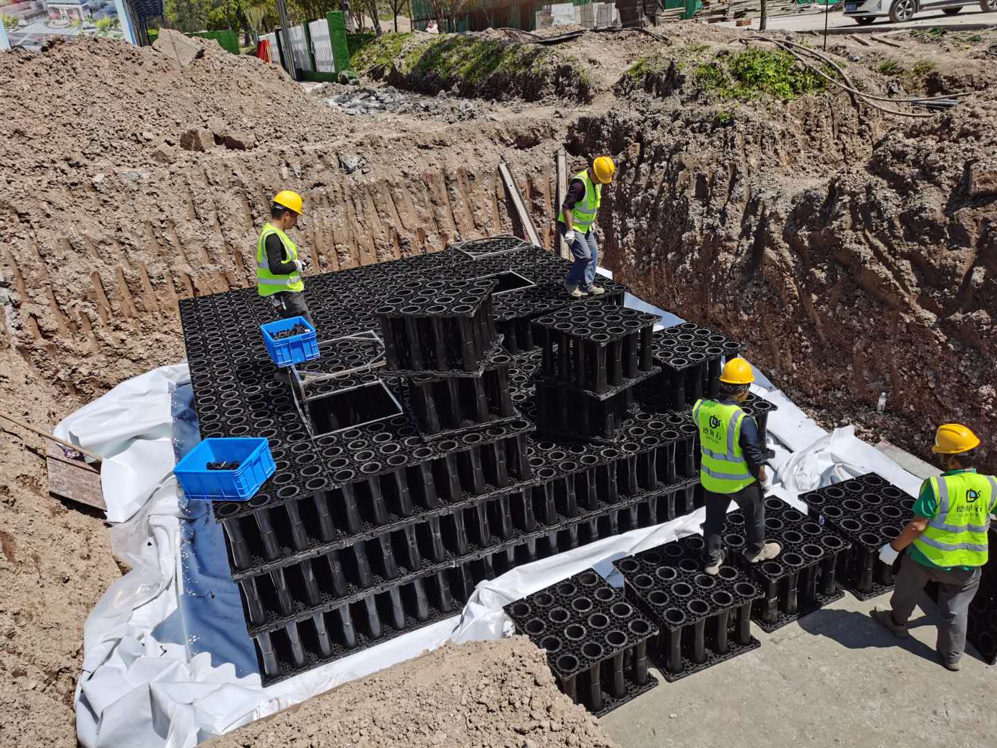 台州神仙居文化创意产业园一期工程雨水回收系统项目施工5
