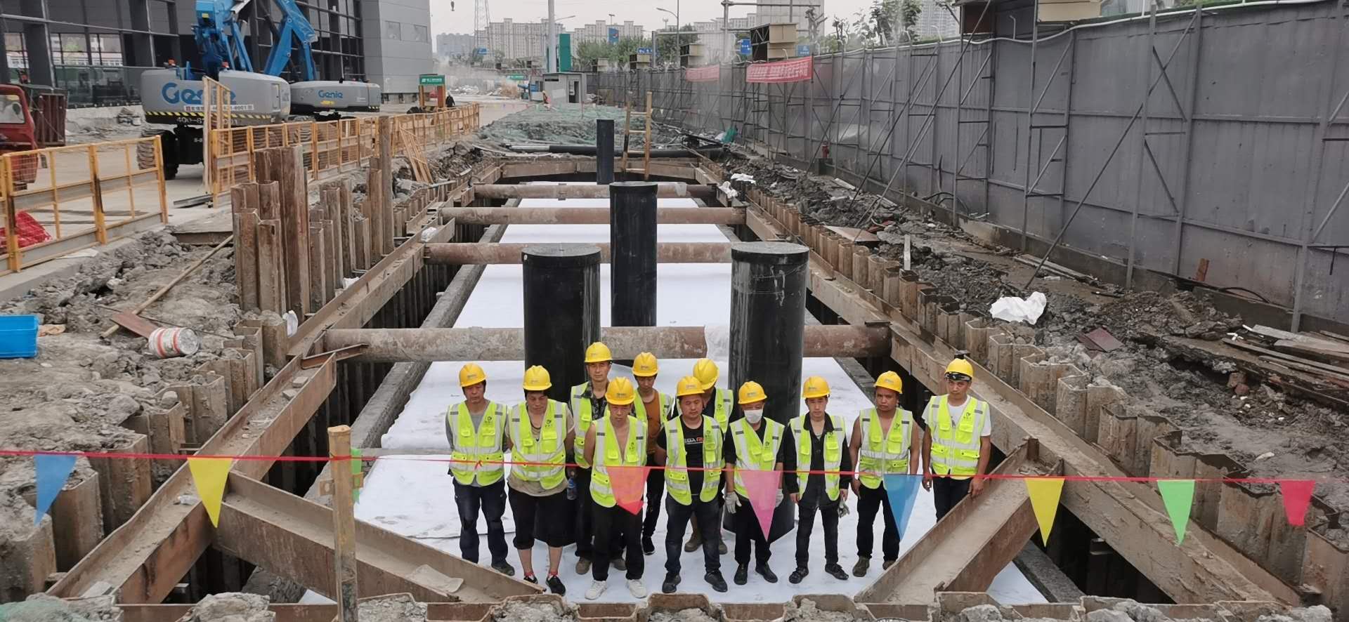 绍兴会展中心雨水回收池项目施工7