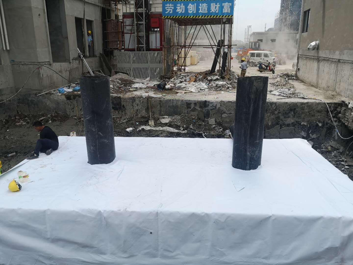 浙江德励石顺利签约并施工台州南官新天地2#地块雨水收集回用项目3